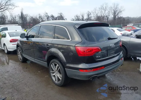 2013 Audi Q7 3.0T Premium from USA, damaged, VIN WA1LGAFE1DD002799